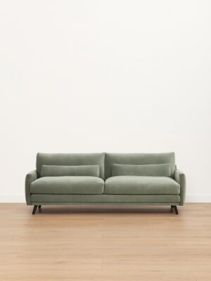 Amara Sofa – Sage Green Upholstery