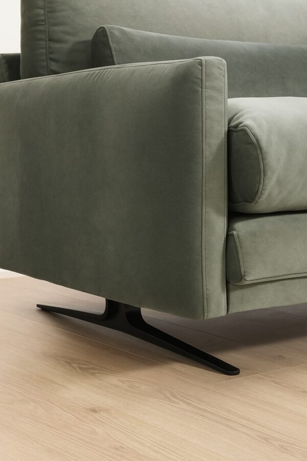 Amara Sofa – Sage Green Upholstery