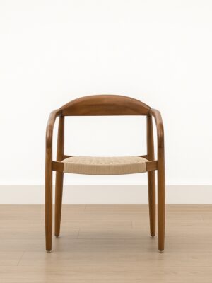 Raya Dining Chair – Woven Natural Seat