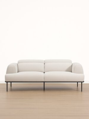 Delmar 3-Seater Sofa – Sandstone Fabric