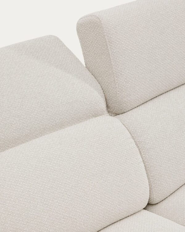 Delmar 3-Seater Sofa – Sandstone Fabric