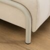 Deluna Chaise Lounge – Natural Cream Upholstery