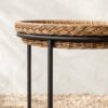 Solara Outdoor Bar Cart – Handwoven Rattan | Natural Weave Finish