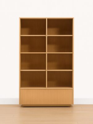 Melqui Display Cabinet – Light Oak Finish