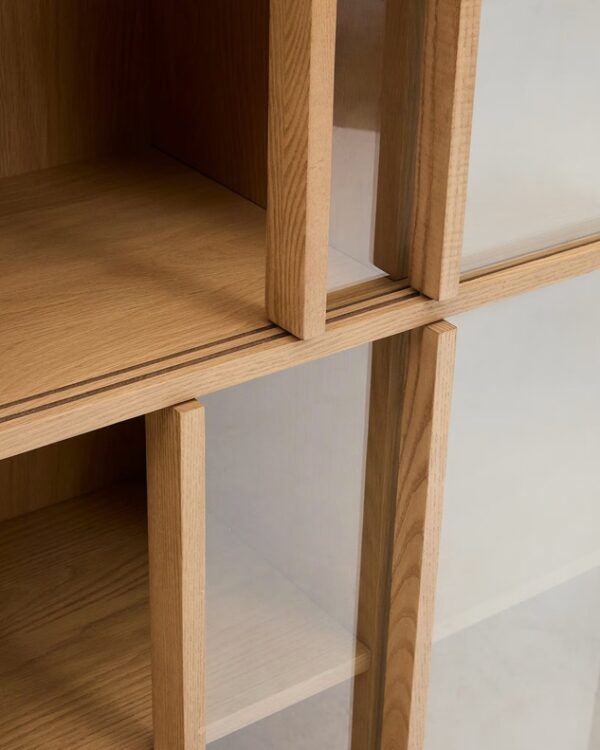 melqui-display-cabinet-light-oak-finish6 Melqui Display Cabinet – Light Oak Finish