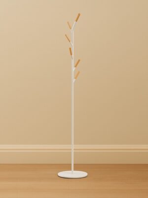 Naomi White Coat Stand
