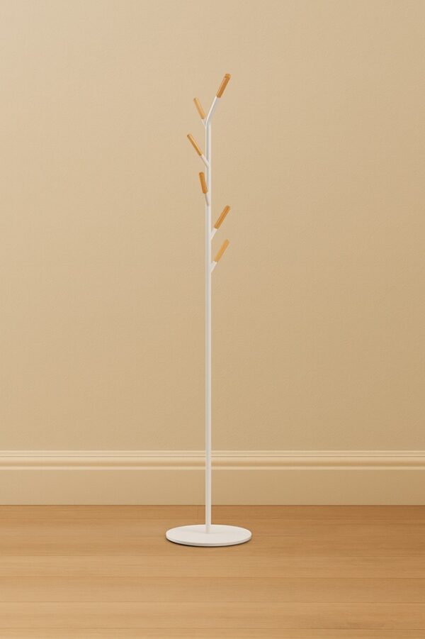Naomi White Coat Stand