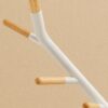 Naomi White Coat Stand