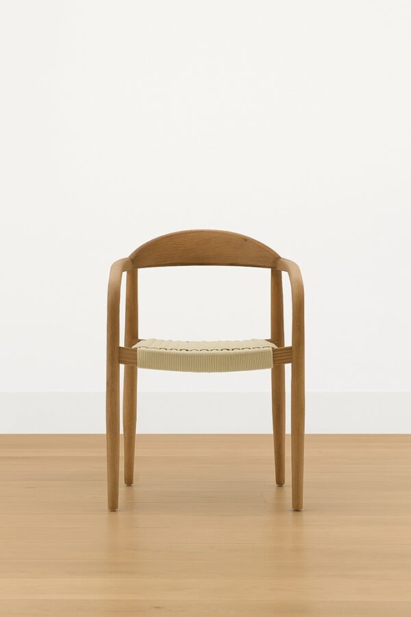Nikita Dining Chair – Natural Oak | Woven Seat