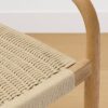 Nikita Dining Chair – Natural Oak | Woven Seat