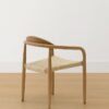 Nikita Dining Chair – Natural Oak | Woven Seat
