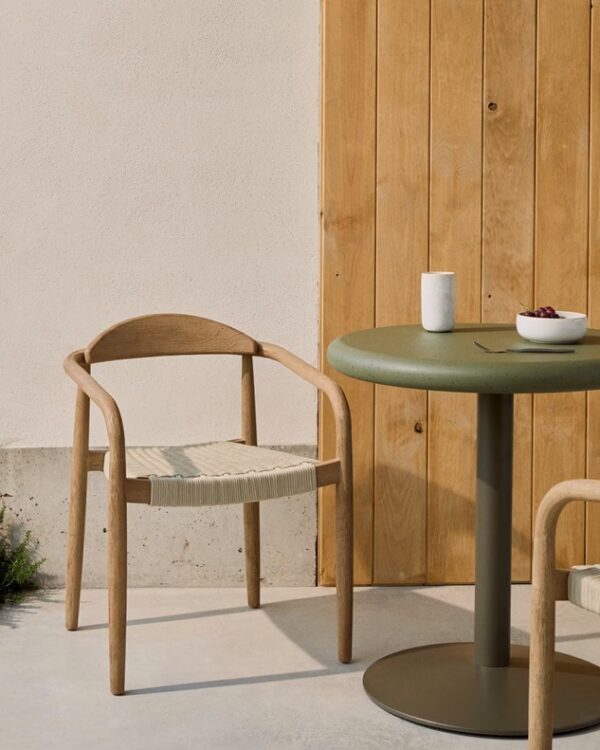 Nikita Dining Chair – Natural Oak | Woven Seat