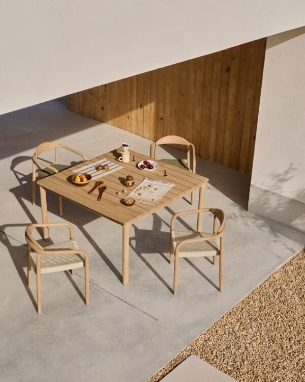 Nikita Dining Chair – Natural Oak | Woven Seat