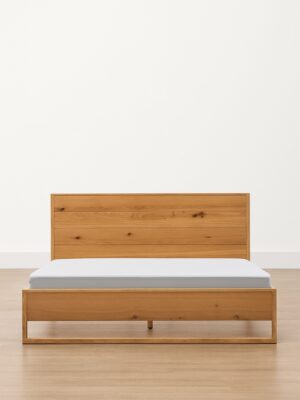 Savino Bed – Natural Timber Frame (FREE Premium Bamboo Mattress)