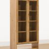 Savino Display Cabinet – Natural Timber Frame