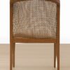 Talia Dining Chair – Solid Oak | Woven Cane Detail
