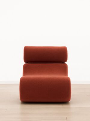 Velano Modular Lounge Chair – Terracotta Bouclé