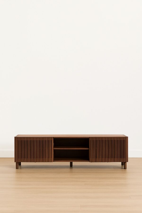 Zalina TV Stand – Walnut Finish