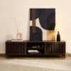 Zalina TV Stand – Walnut Finish