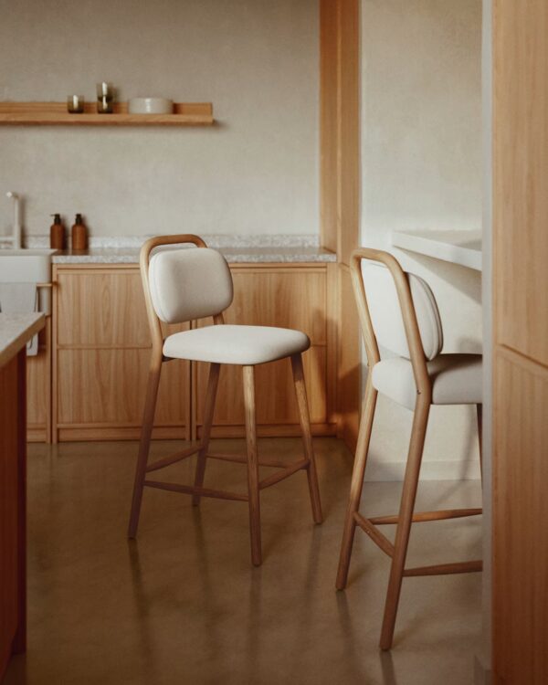 Bela Counter Stool – Natural Oak