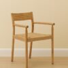 nalla-armchair-dining-chair-natural-oak-2 Nalla Armchair Dining Chair – Natural Oak