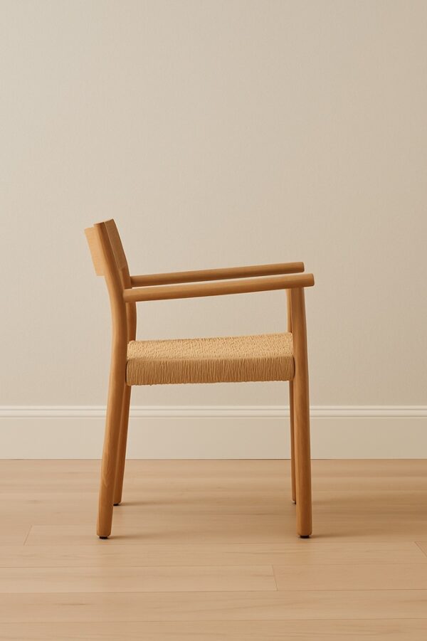 nalla-armchair-dining-chair-natural-oak-3 Nalla Armchair Dining Chair – Natural Oak