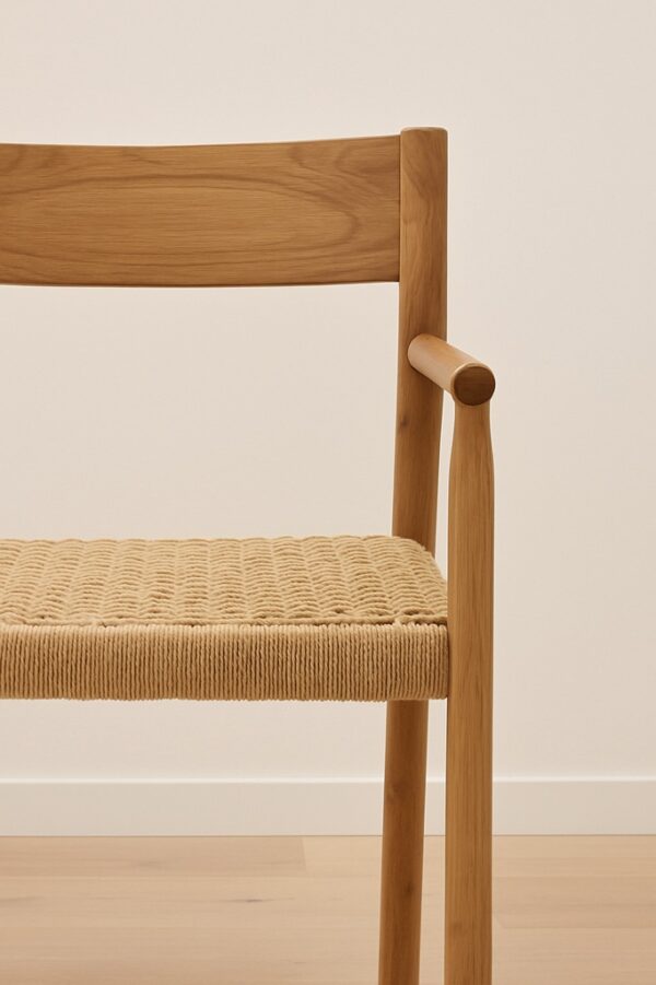 nalla-armchair-dining-chair-natural-oak-5 Nalla Armchair Dining Chair – Natural Oak