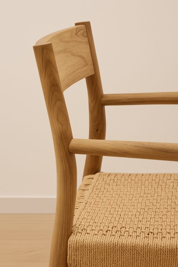 nalla-armchair-dining-chair-natural-oak-6 Nalla Armchair Dining Chair – Natural Oak