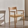 nalla-armchair-dining-chair-natural-oak-8 Nalla Armchair Dining Chair – Natural Oak